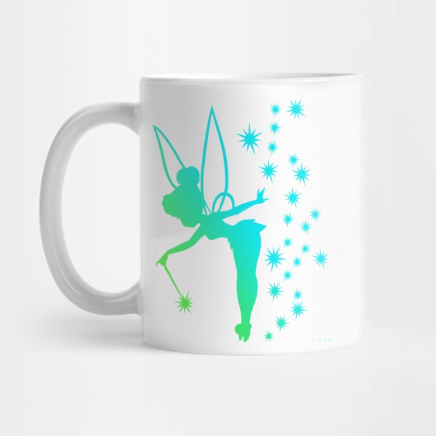 Tinkerbell Ombre Sillhouette by ijsw